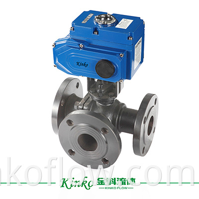 Precise Control Safety Small Size Electric 3 Way Ball Valve2
